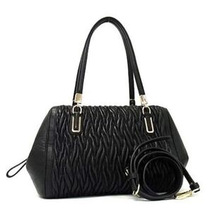 Coach Madison gathered twist leather small satchel